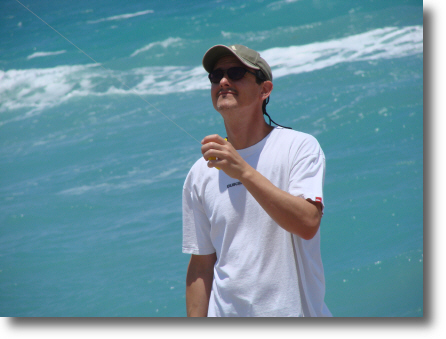 Mike Gegelman Flying a Kite!